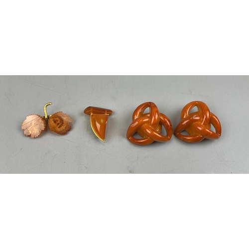 47 - Collection of amber jewellery