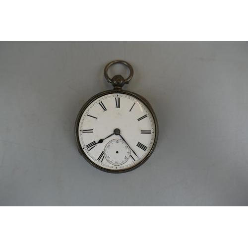56 - 2 silver pocket watches