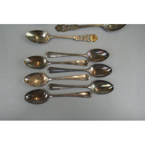 7 - Collection of hallmarked silver teaspoons - Approx weight: 117g