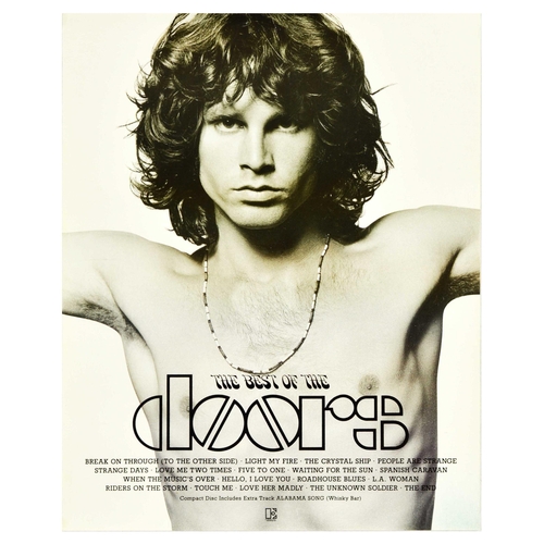 Advertising Poster The Best Of The Doors Jim Morrison Rock Music