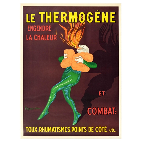 42 - Advertising Poster Le Thermogene Leonetto Cappiello Belgium. Original vintage advertising poster by ... 