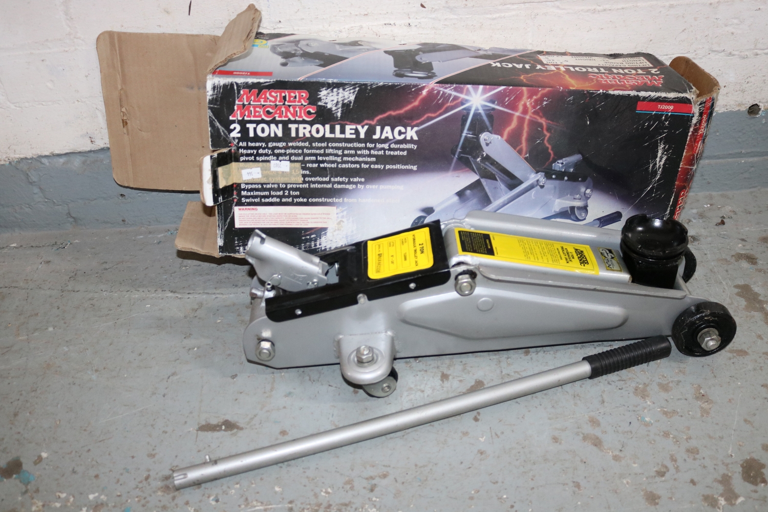 Tj00 2 Ton Master Mechanic Hydraulic Trolley Jack