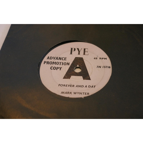 42 - Four PYE promotion copy singles - The Cadets, Tina & The Mexicans and two Mark Wynter singles