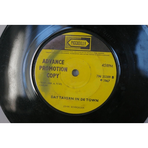 49 - John Schroeder - Phoenix City / Dat Tavern in De Town (7N35389) on yellow Piccadilly promo label