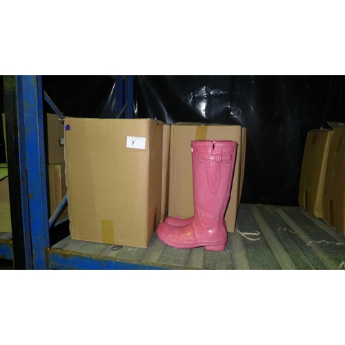 wellington boot umbrella stand