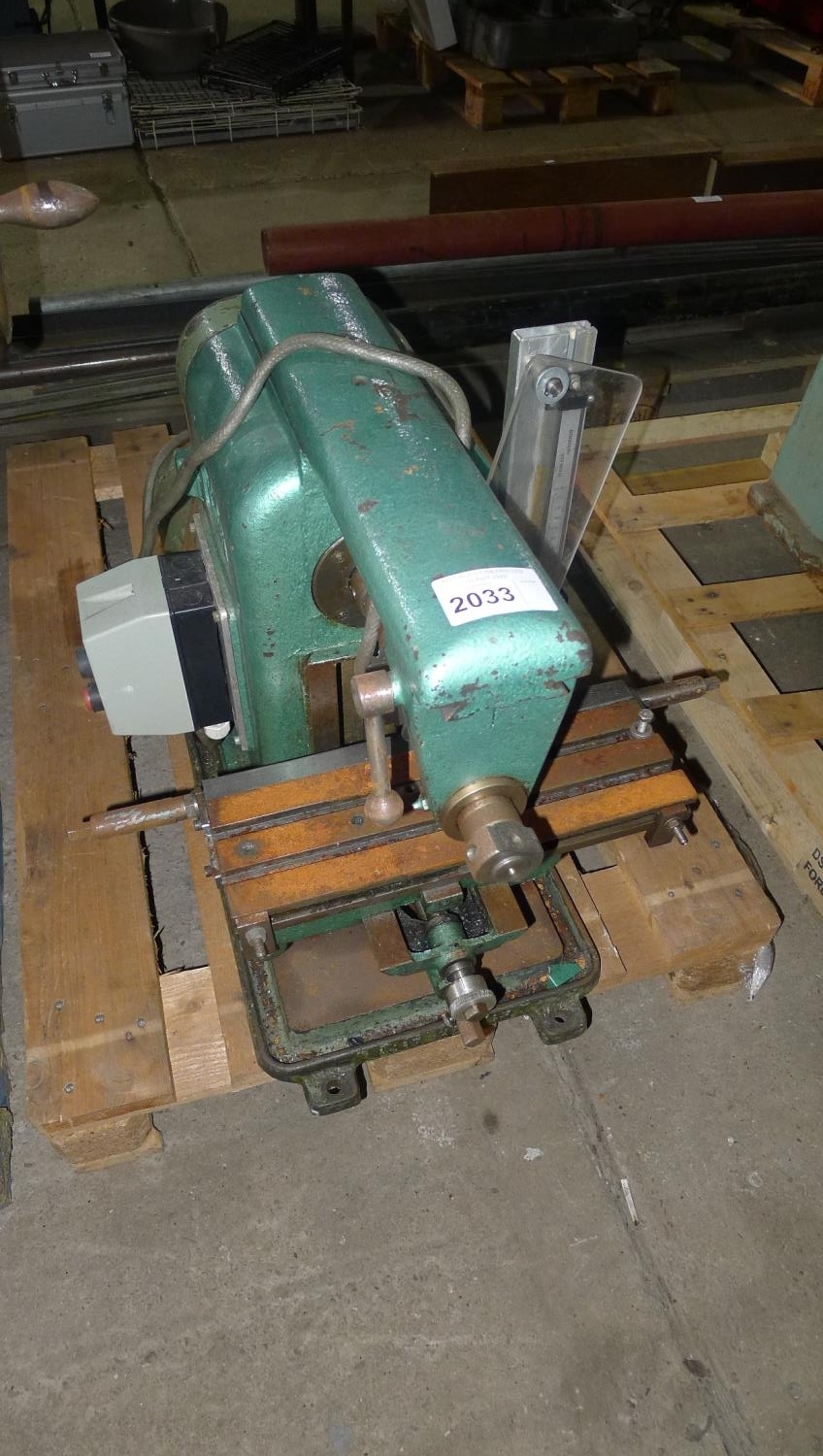 1 bench top horizontal milling machine by Ajax type Halifax machine no