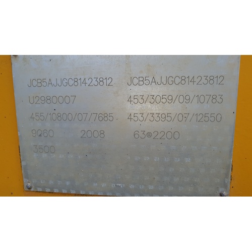 30 - JCB Telehandler Loadall, 535 -125 Reg CN57 HZT, manu.11/01/2008. Yellow, Serial no. JCB5AJJGC8142381... 