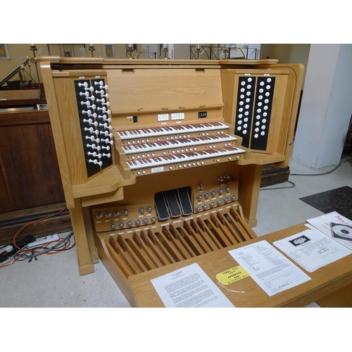 396 - Allen Renaissance R-350 electronic Church organ, serial no. #E41303, manufactured  October 1996. Com... 