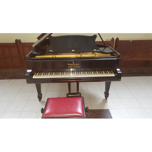 357 - A 1910 (?) black ebonized grand piano by Steinway and Sons. no 146722. However later information adv... 