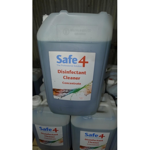 1 x 25L drum of Safe 4 Apple disinfectant cleaner concentrate RRP