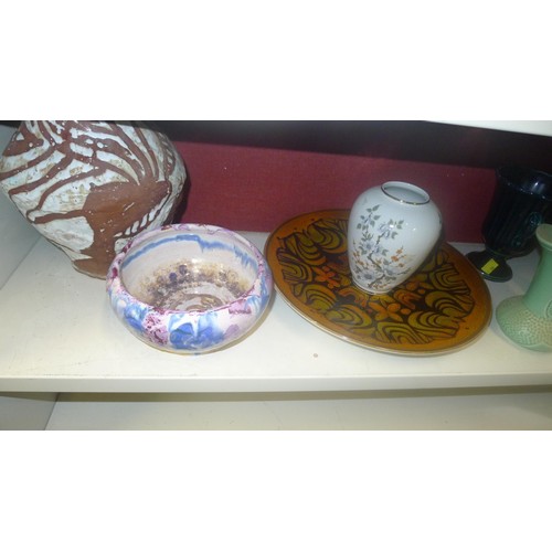 2004 - A cornishwear jar with lid, a Beswick pictorial jug and a quantity of decorative pottery and china j... 