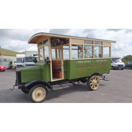 13 - Rare Austin 20 Charabus, 3.6 litre petrol, 1918, imported from New Zealand. Vin no LY08, fitted with... 