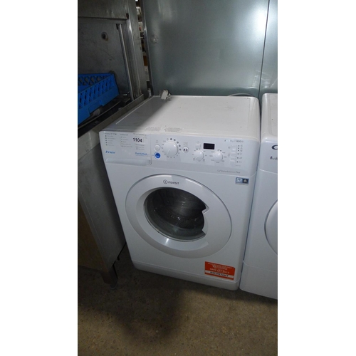 An under counter washing machine by Indesit type Innex 1400 7kg 240v