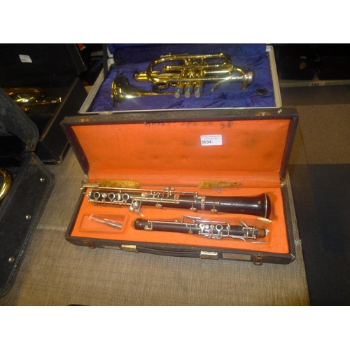 An oboe in carry case by Howarth