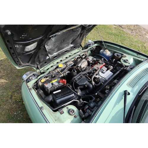 3 - Nissan Figaro coupe convertible.  Reg. no. J496 NPR, 1st reg 05/04/2005, declared manufactured 1991,... 
