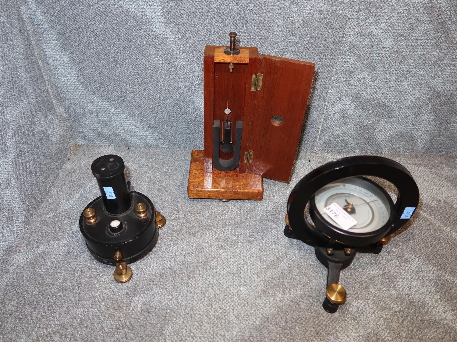 A Vintage Tangent Galvanometer, A Vintage Ballistic Galvanometer And A ...