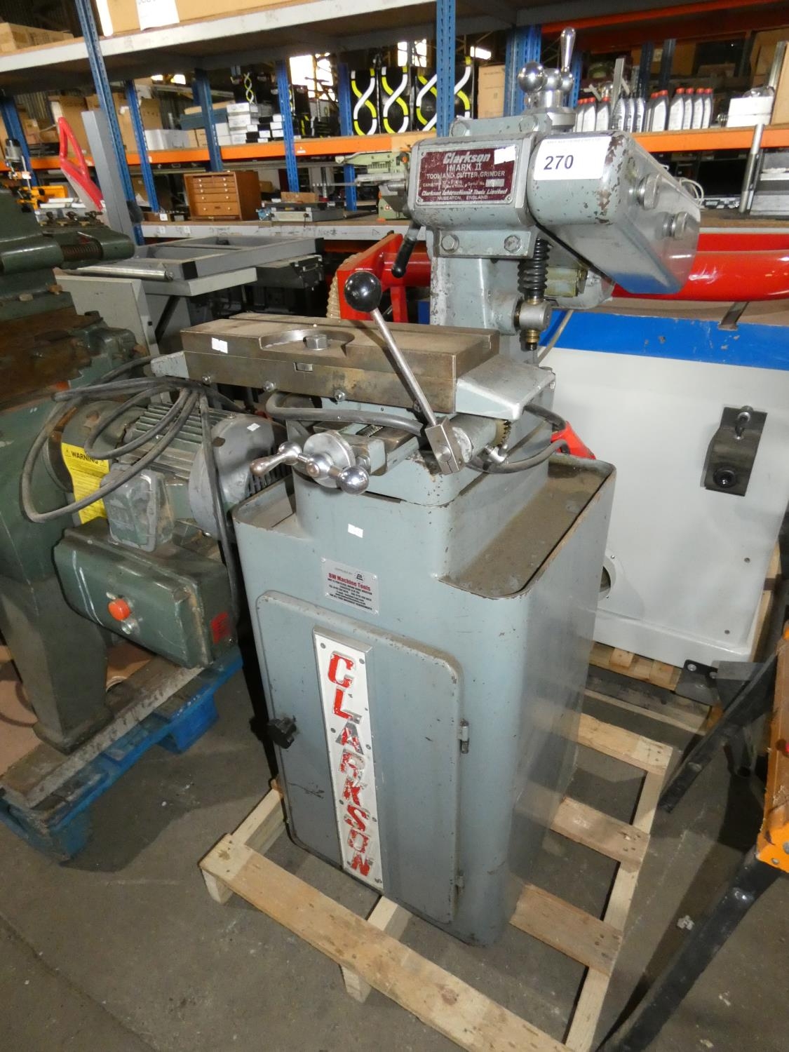 1 Clarkson Mark II tool and cutter grinder machine no. MT413, 3ph