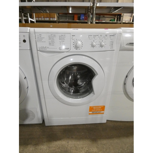 1133 - An under counter washing machine by Indesit type 7kg iwc71252 - trade
