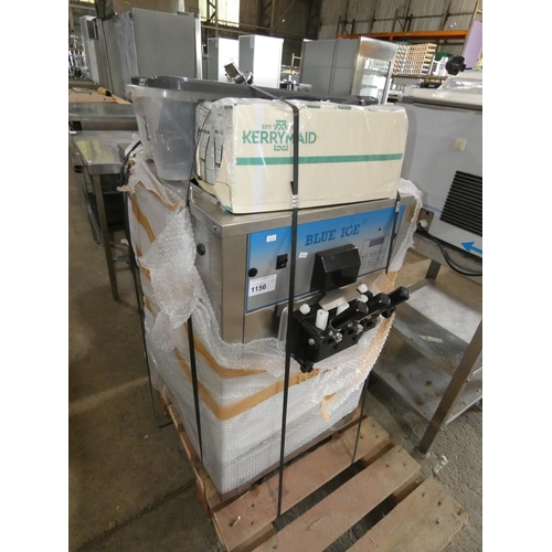 1156 - A commercial stainless steel table top ice-cream machine T29, comes with cream and accessories 240v,... 