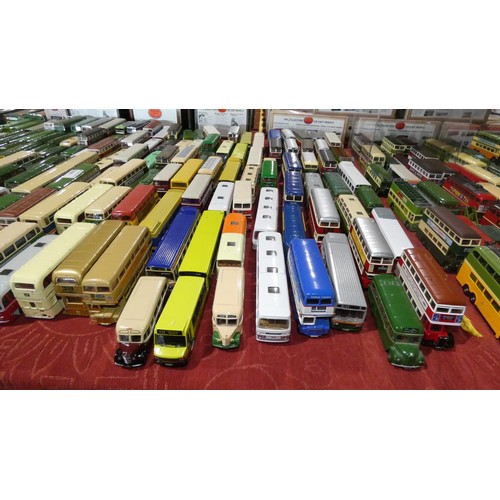 Approximately 150 Unboxed Diecast Models Of Buses By EFE