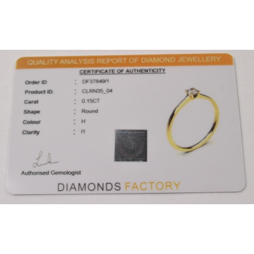 diamond factory certificate