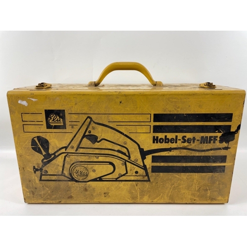 A part complete ELU MFF80 planer in its original metal case#... | Barnebys