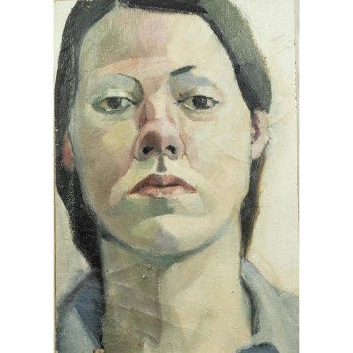KATE DAVIES (19872021) OIL ON BOARD Self Portrait Unsign... Barnebys
