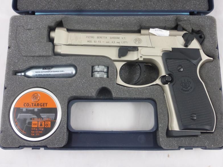 Pietro Beretta Gardone Mod 92 FS cal. 4.5mm (.177) airsoft gun complete