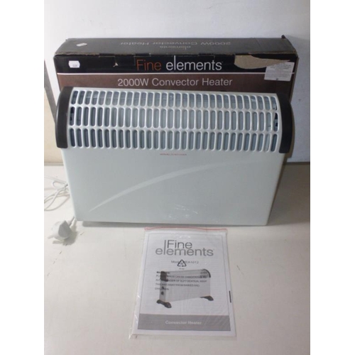 fine elements 2000w convector heater