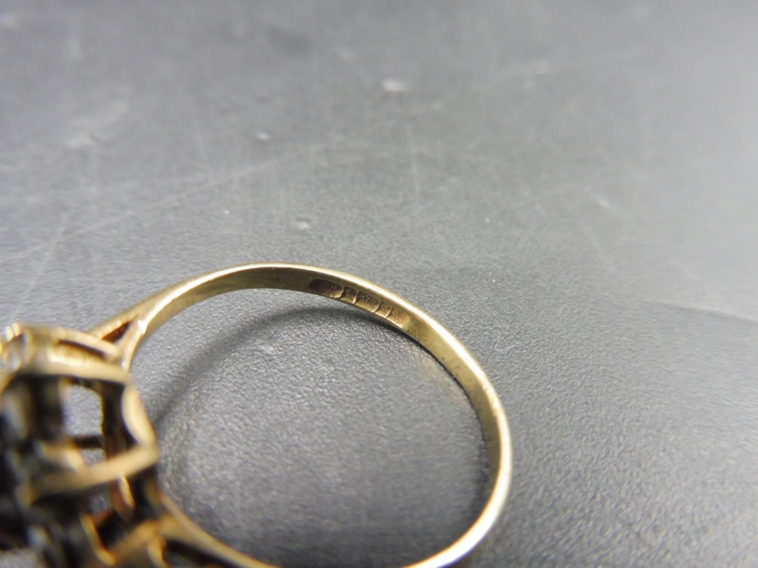 Hallmarked Sheffield Gold 375 Ring (Size J) Complete with Presentation Box