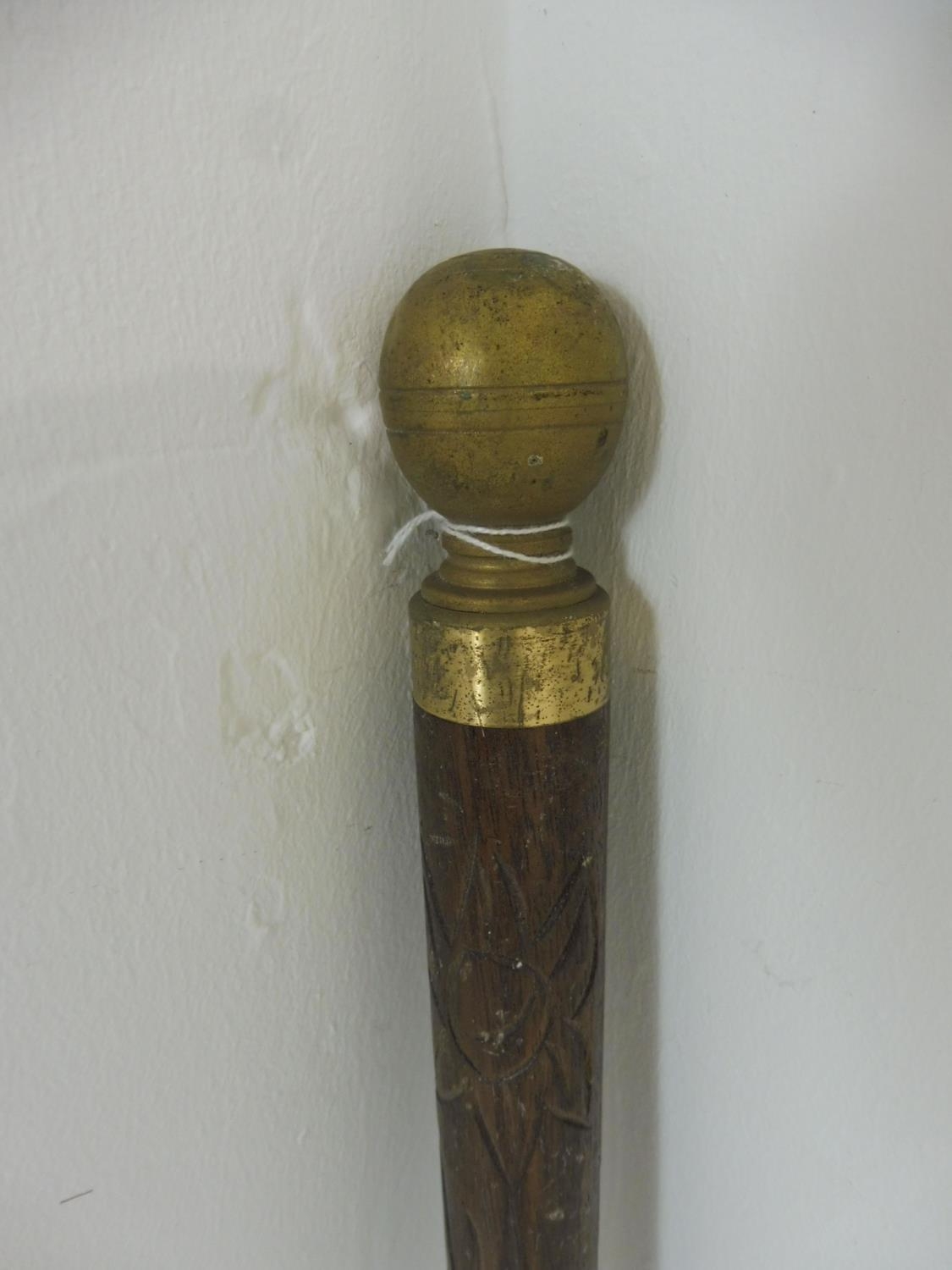 Vintage Dual Purpose Wooden Walking Stick/Snooker Cue