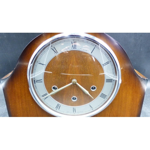 Smiths Floating Balance Westminster Chime Mantle Clock Complete with