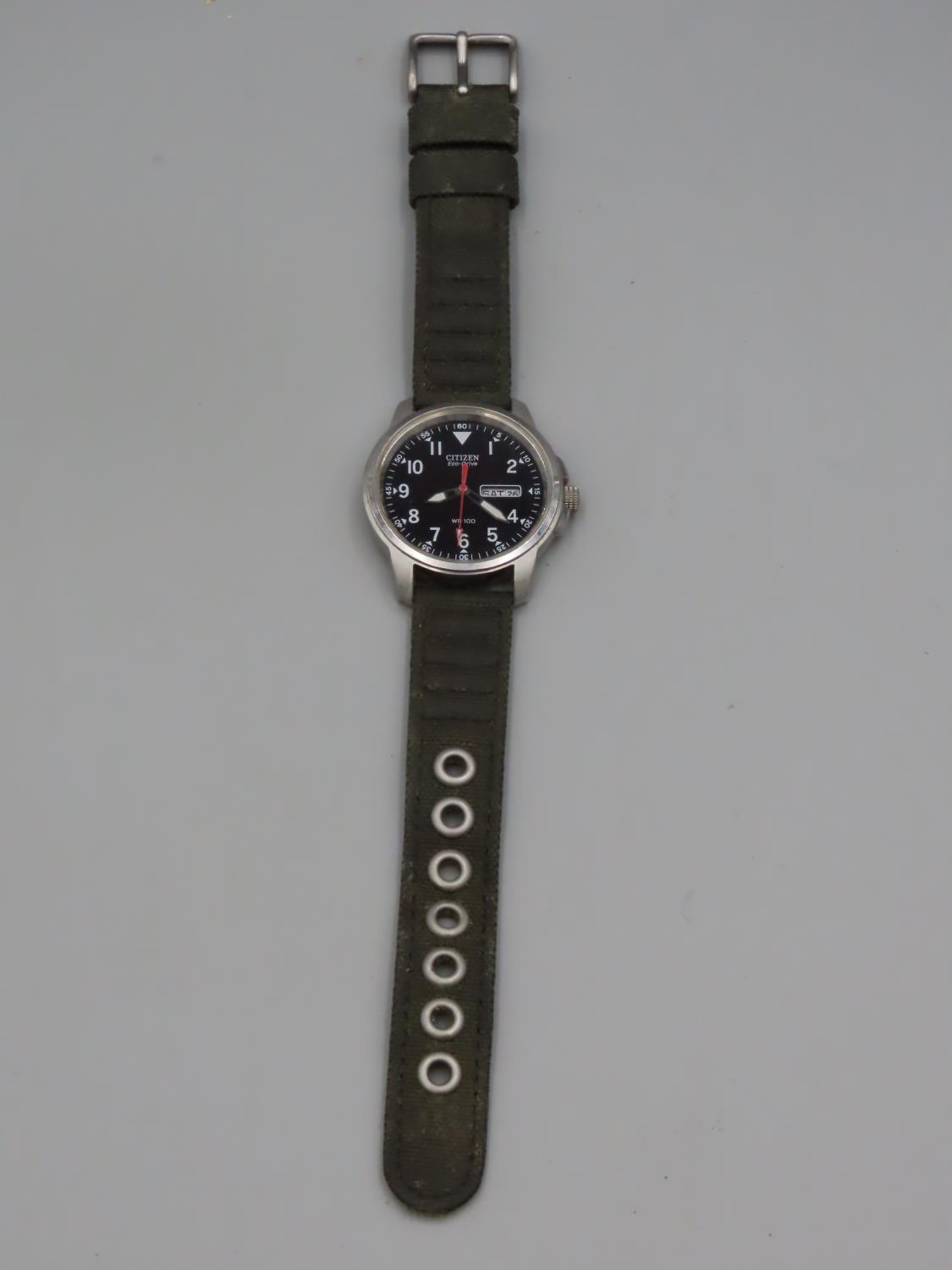 citizen eco drive wr100 strap