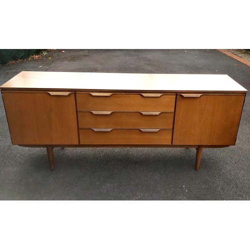 378 - Teak Mid Century Modern Sideboard Approx 72.5 Inches in Length