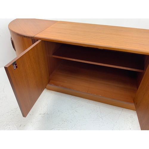 355a - G Plan Mid Century Teak Sideboard with separate Corner Unit (Total Length 81”)