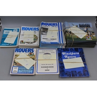 Selection of Blackburn Rovers Matchday Programs (Seasons 1977/78, 1978/79, 1979/80, and 1980/81)