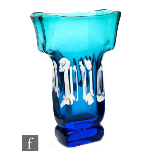 A Later 20th Century Studio Glass Vase By Karlin Rushbrooke Of