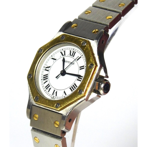 cartier santos hexagonal