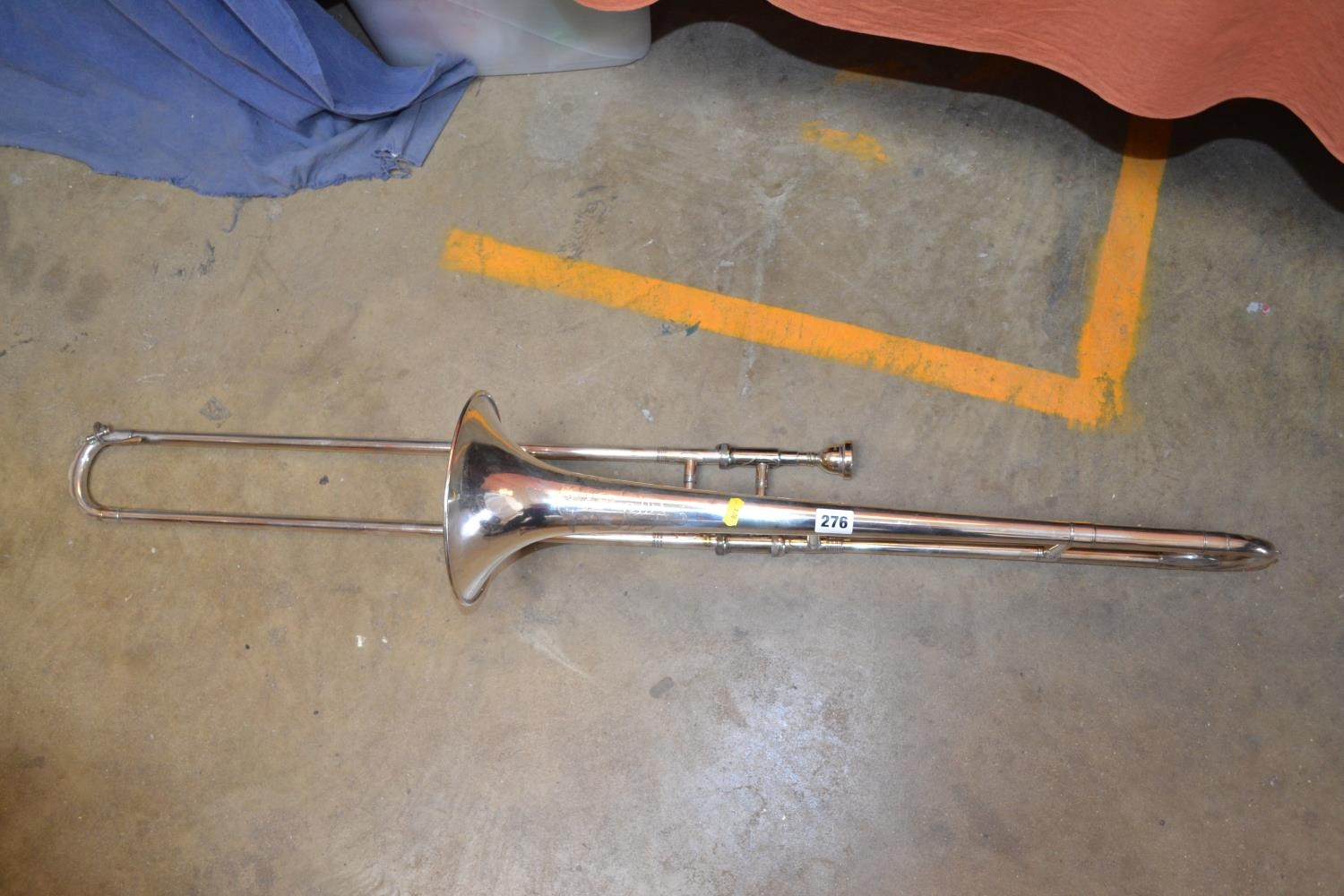 SKYLARK SILVER PLATED TROMBONE
