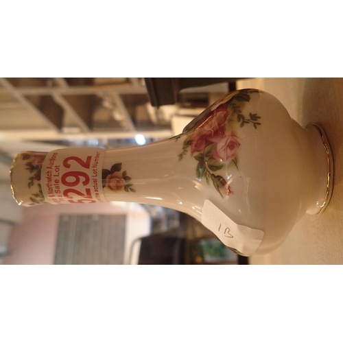 Royal Albert Old Country Roses Vase 1962 Backstamp First Quality