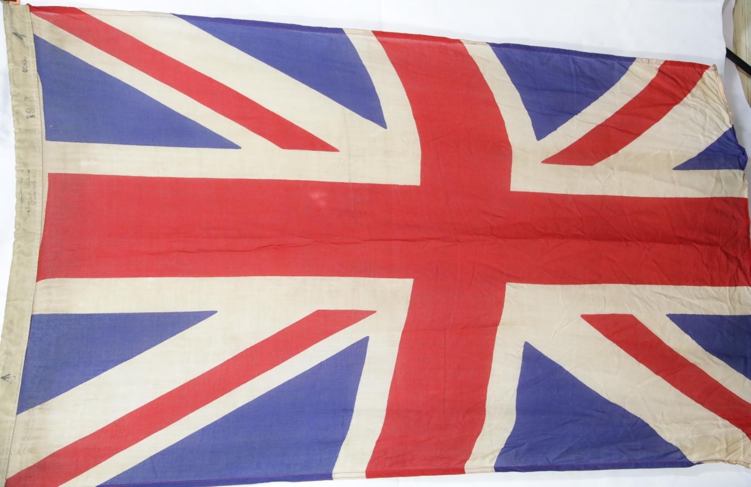 British WWII style Union flag, having stamps and dated 1940, 140 x 84 ...