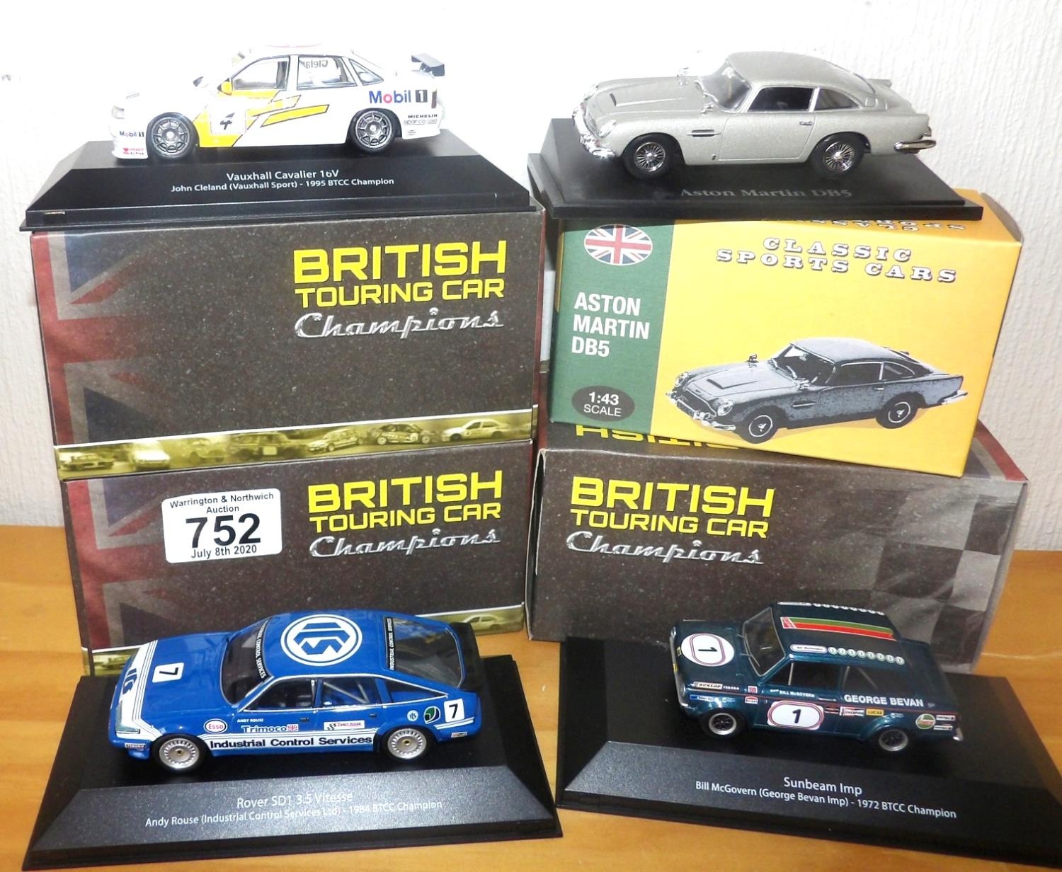 1/43 Scale British Touring Cars Champions Atlas Editions. 