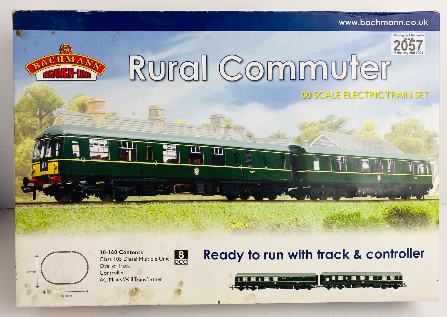 bachmann rural commuter train set