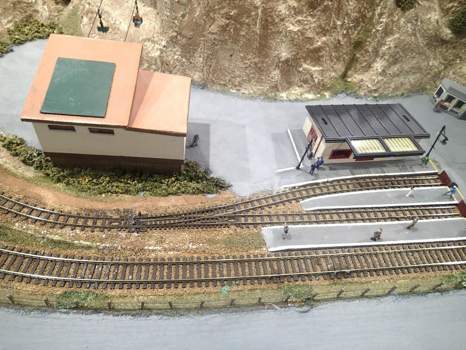 Model Railway layout 156 x 110 OO end to end with auto shuttle and 009/HOE narrow gauge end to end.