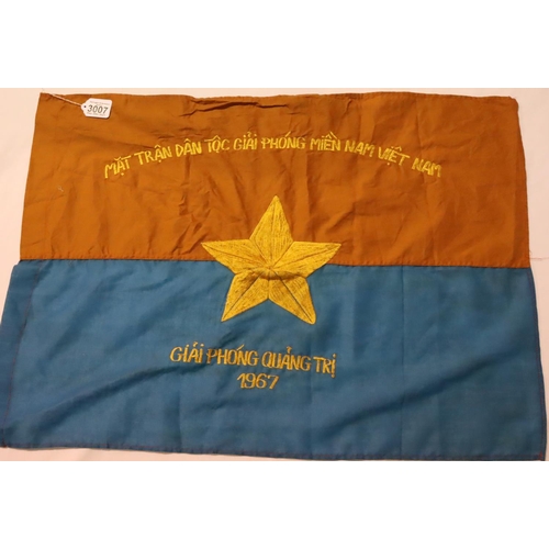 Vietnam War era Vietcong victory banner Quang Tri, 1967, 78 ... | Barnebys