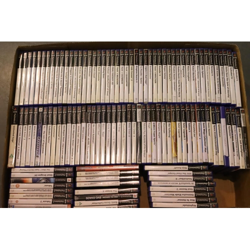 2241 - Approximately one hundred Sony Playstation 2 games. Sonic Mega Collection & Kingdom Hearts missing b... 