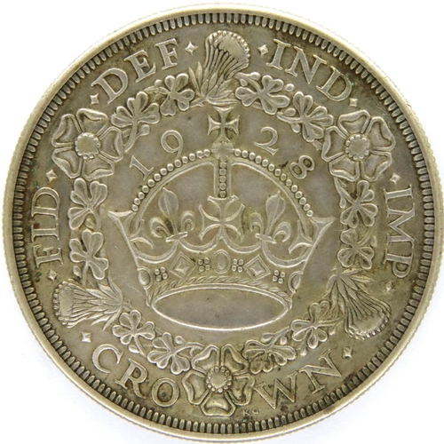 3056 - 1928 silver Crown of George V. P&P Group 1 (£14+VAT for the first lot and £1+VAT for subsequent lots... 