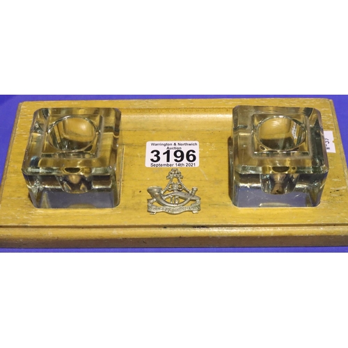 WWII 10th Gurkha rifles desk set. P&P Group 2 (£18+VAT for t... Barnebys