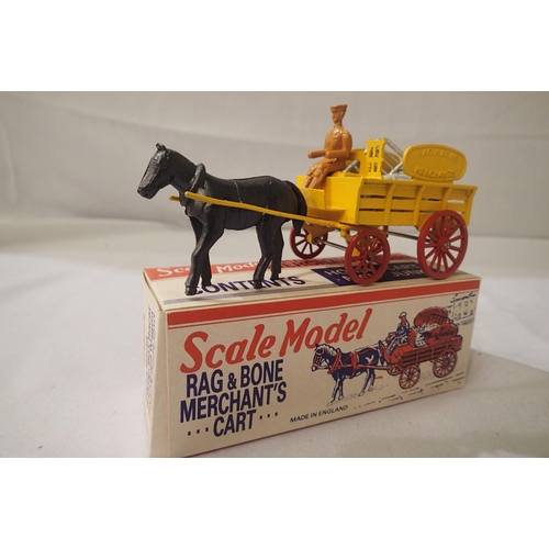 Cast metal scale model of rag and bone merchants cart, compl... Barnebys