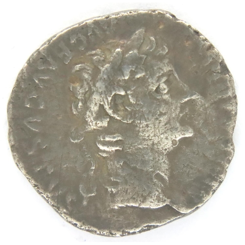 3012 - 20 AD tribute penny (coin referenced by Jesus in Bible) Emperor Tiberius denarius/Pontif Maxim, 3.4g... 